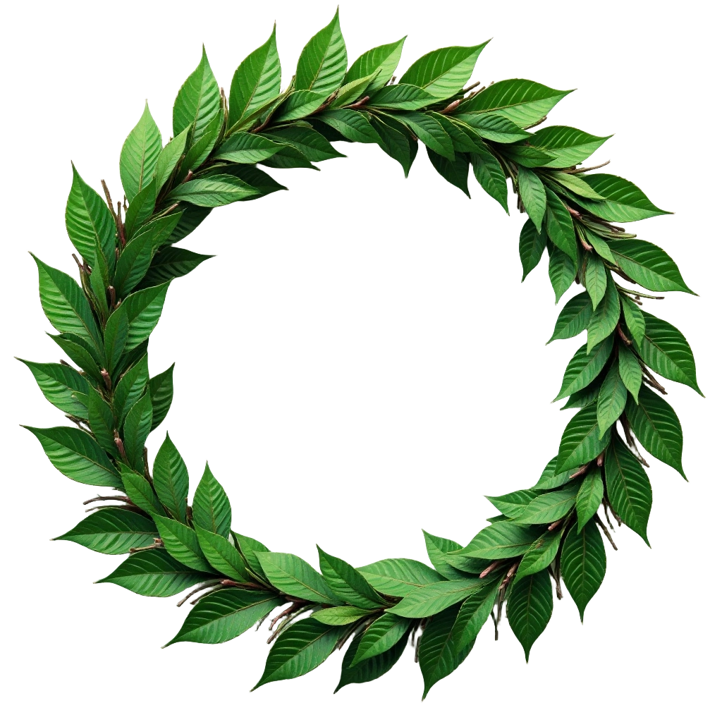 Green Leaf Wreath